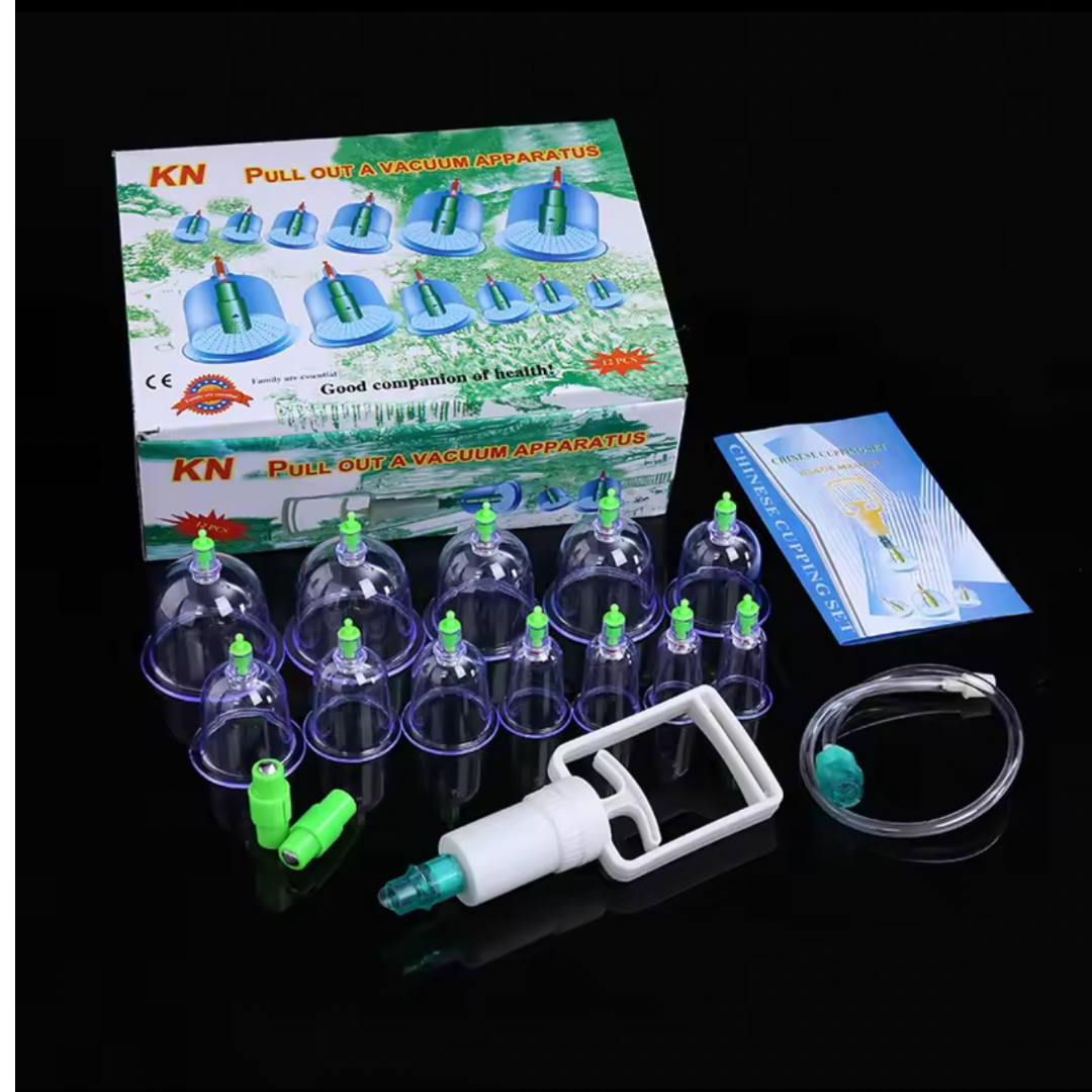 Hijama Cupping Therapy Set - 12 Cups
