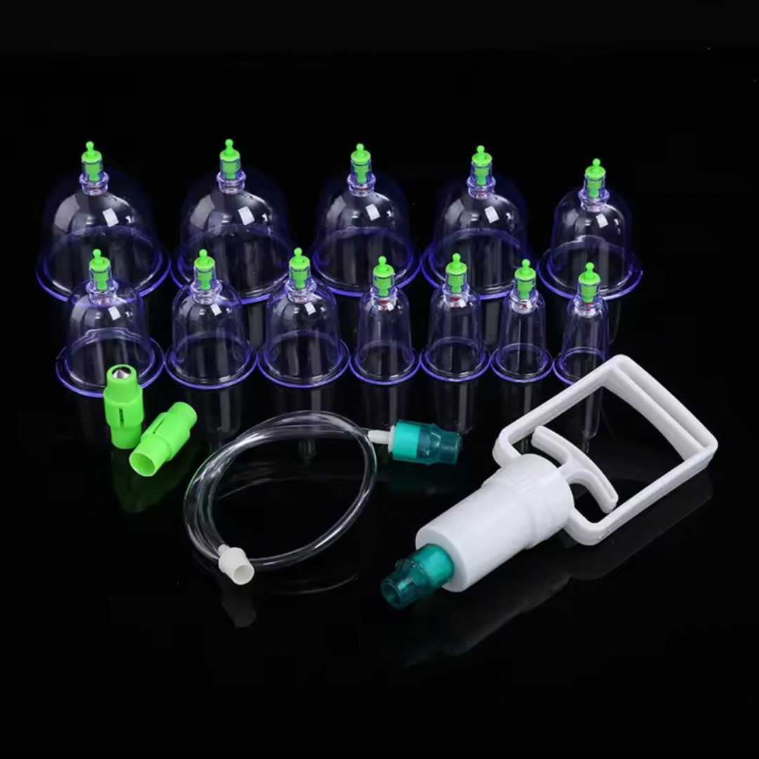 Hijama Cupping Therapy Set - 12 Cups