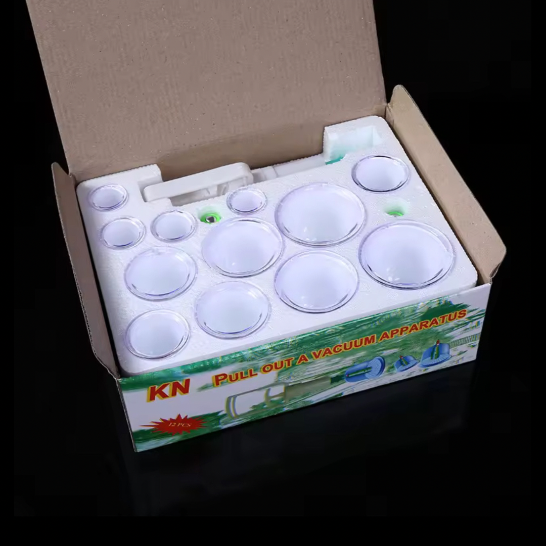 Hijama Cupping Therapy Set - 12 Cups